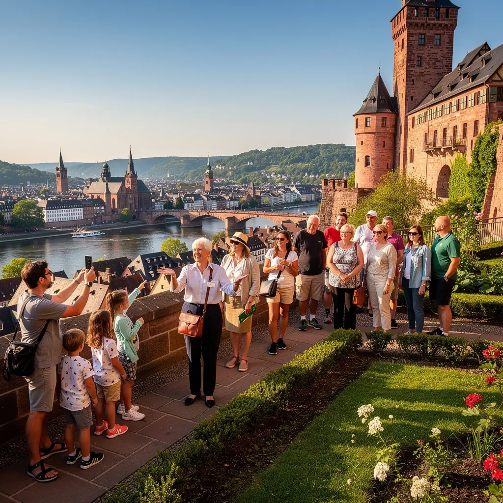 Ein Fachmann plant eine kulturelle Tour mit einem Stadtplan und Notizen.